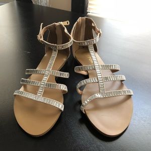 Report Flat Studded Sandal